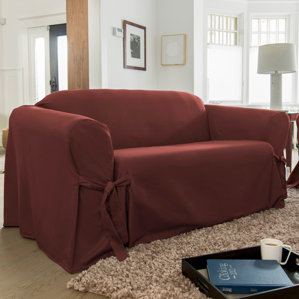 Muskoka Box Cushion Sofa Slipcover by CoverWorks