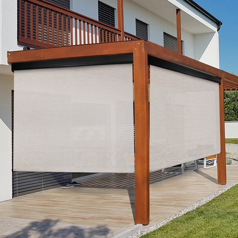 Heavy Duty Semi Sheer Outdoor Roller Shade Reviews Allmodern Heavy Duty Semi Sheer Outdoor Roller Shade