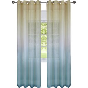 Bodhi Rainbow Solid Sheer Curtain Panel