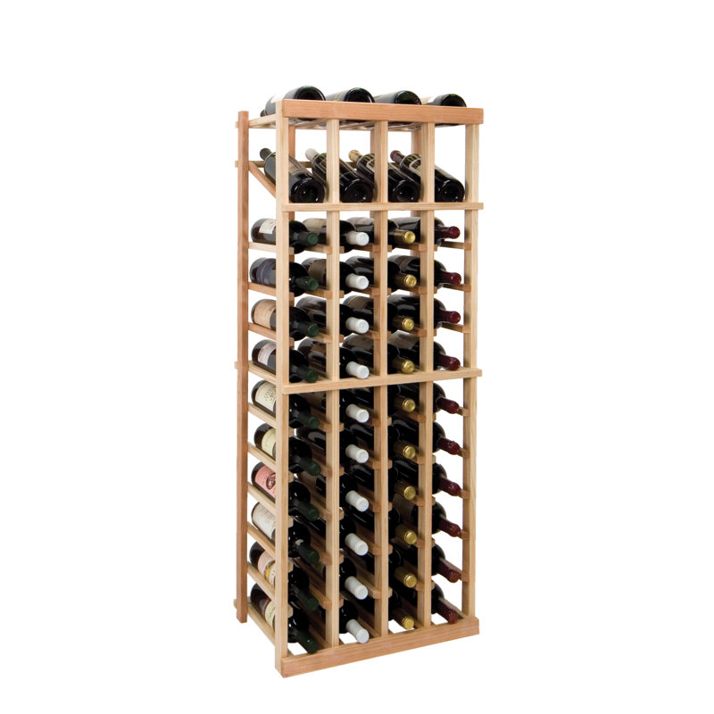Symple Stuff Florian 48 Bottle Floor Wine Bottle Rack Wayfair