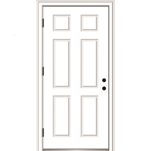 Verona Home Design Severe Weather Primed Fiberglass Prehung Front