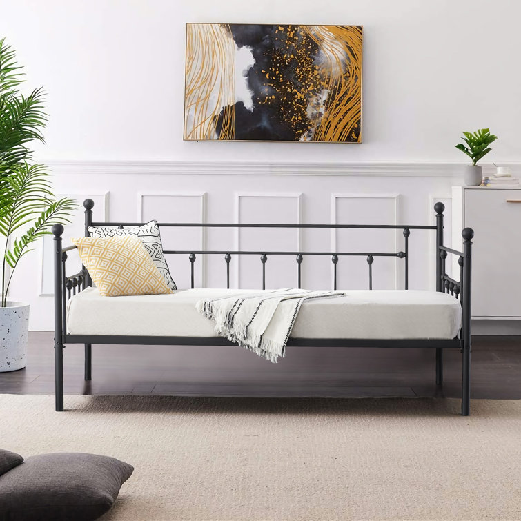 Industrial Lodge Home Albany Twin Iron Daybed & Reviews Wayfair.ca