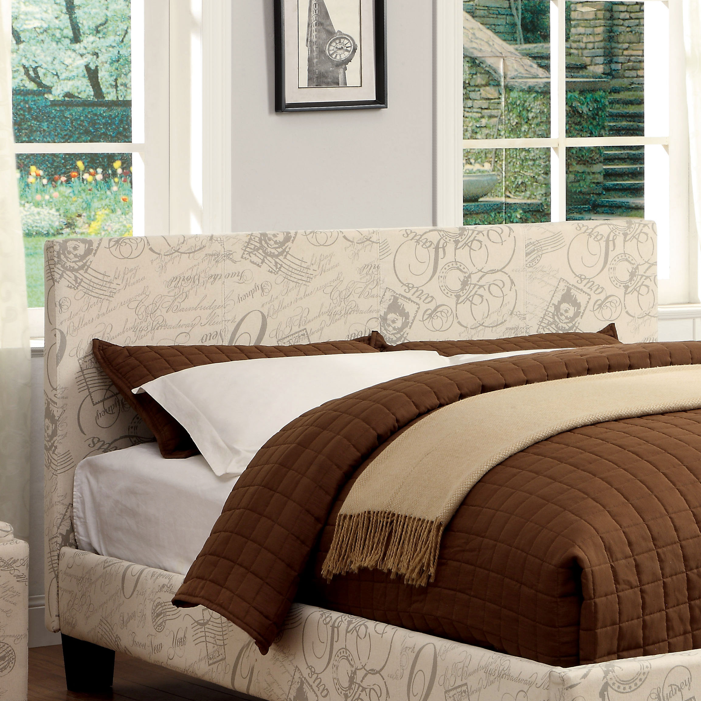 Hokku Designs Temara Upholstered Panel Headboard Wayfair