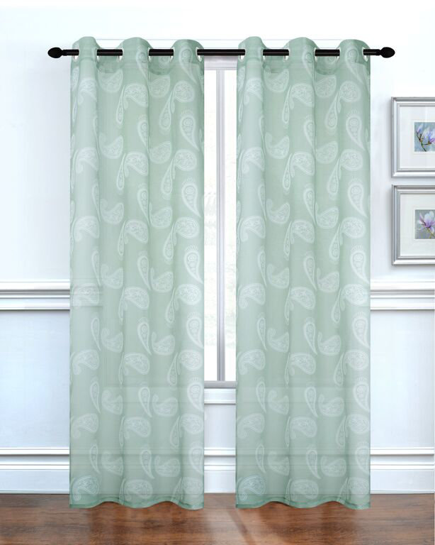 Paisley Paisley Sheer Curtain Panels Joss Main
