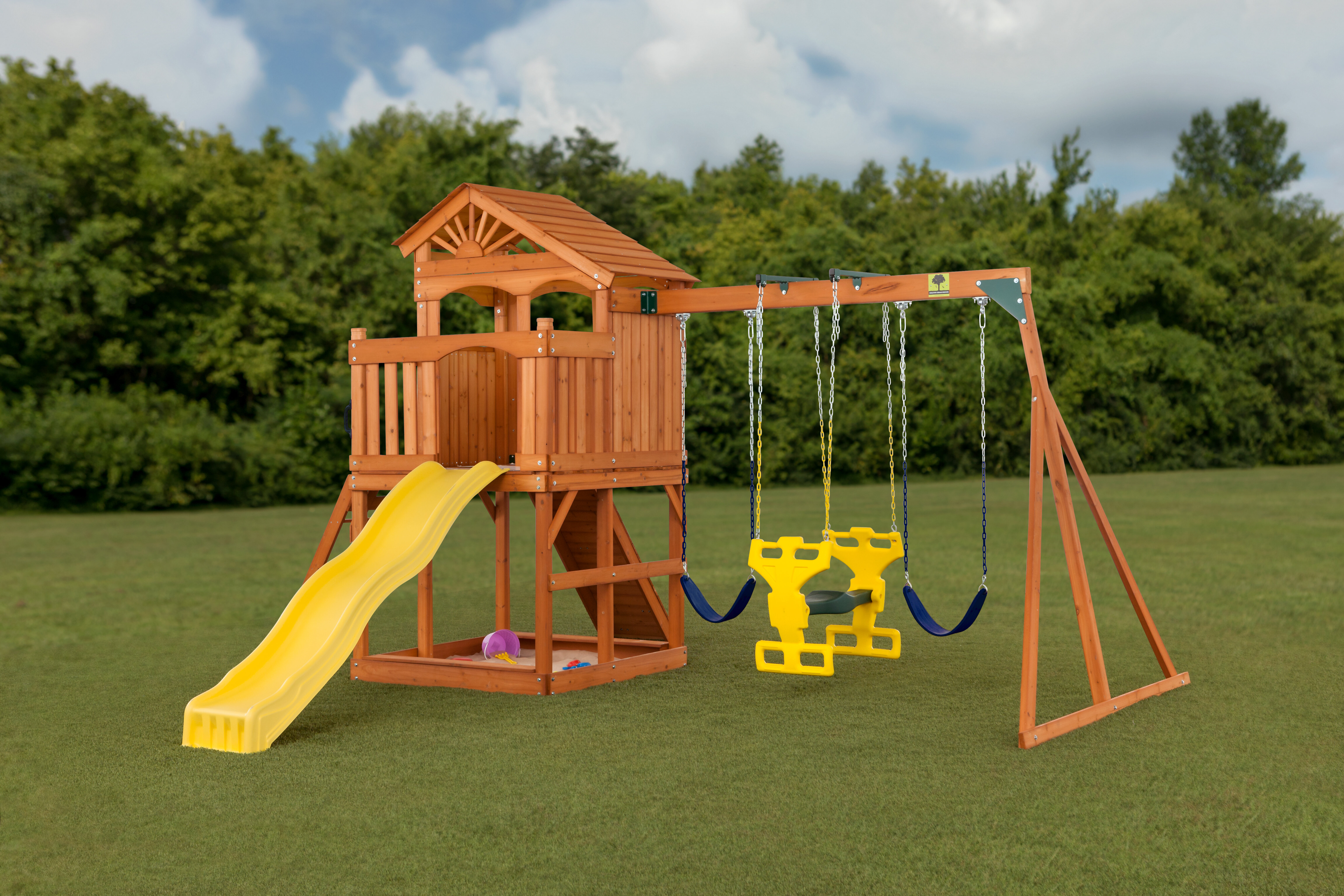 Timber Valley Swing Set