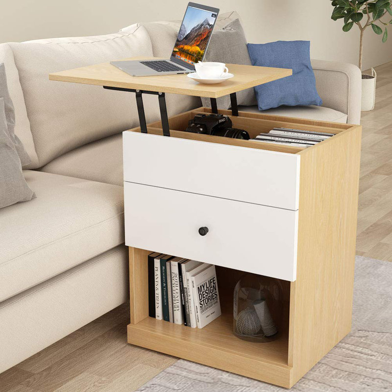Wrought Studio Okelley Lift Top 1 Drawer Nightstand Wayfair