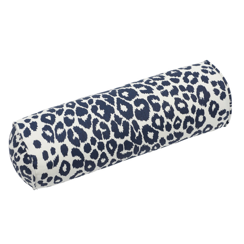 Schumacher Linen Animal Print Bolster Pillow Wayfair