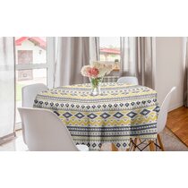 Dining Room Kitchen Rectangular Runner Ambesonne Vintage Tribal Table Runner Pattern Lines Rounds and Triangles 16 X 72 Rust Peach