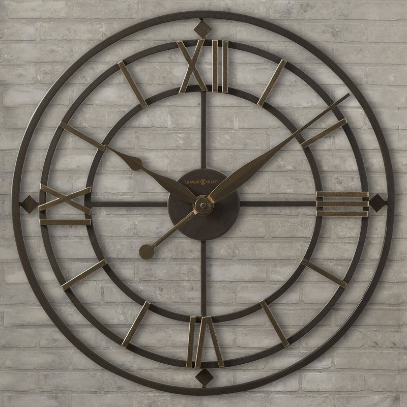 Howard Miller Designer Choice York Station 21 25 Wall Clock Reviews Wayfair