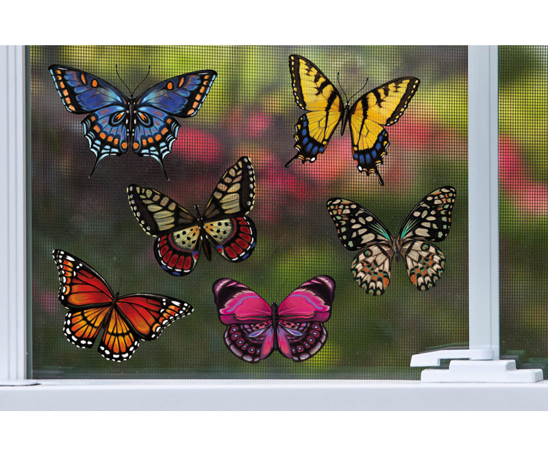 Evergreen Flag Garden Radiant Butterflies 78 Piece Screen Door