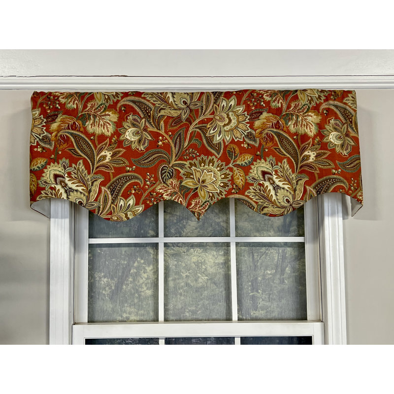 RLFisher Paisley Pointed Window Valance | Perigold