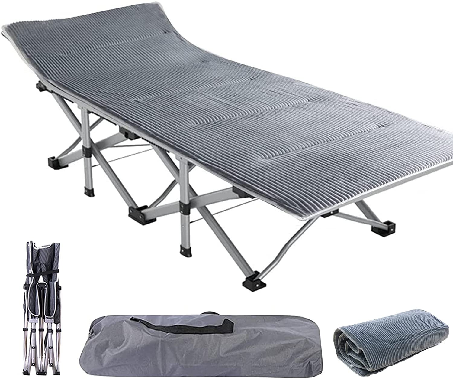 NEW Folding Camping Bed Outdoor Portable Military Cot Sleeping Hiking Travel USA