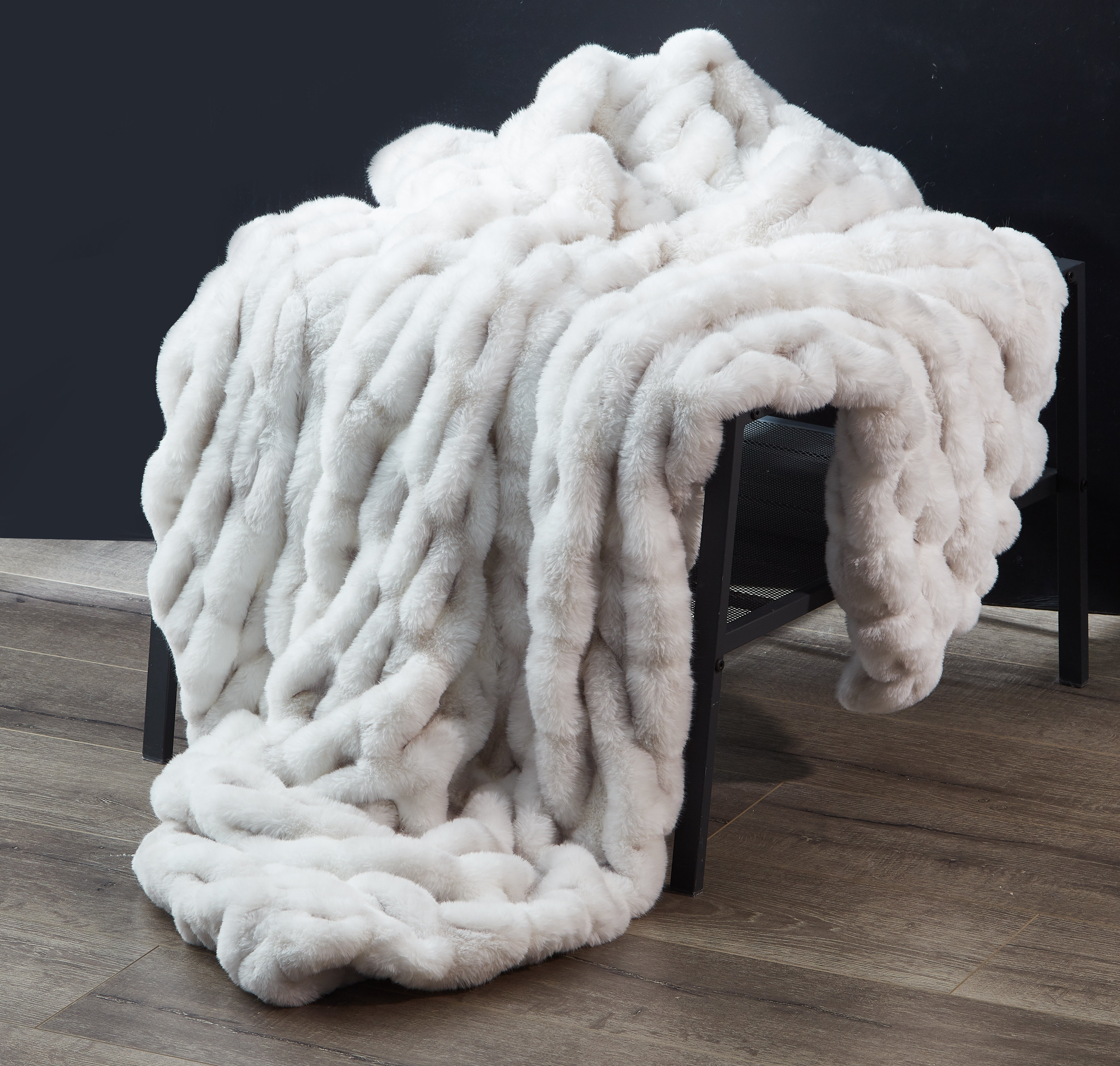 Union Rustic Fabian Faux Fur Throw Reviews Wayfair