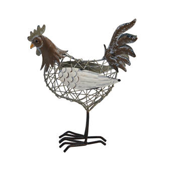 August Grove Stovall Wire Rooster Decoration Figurine Reviews