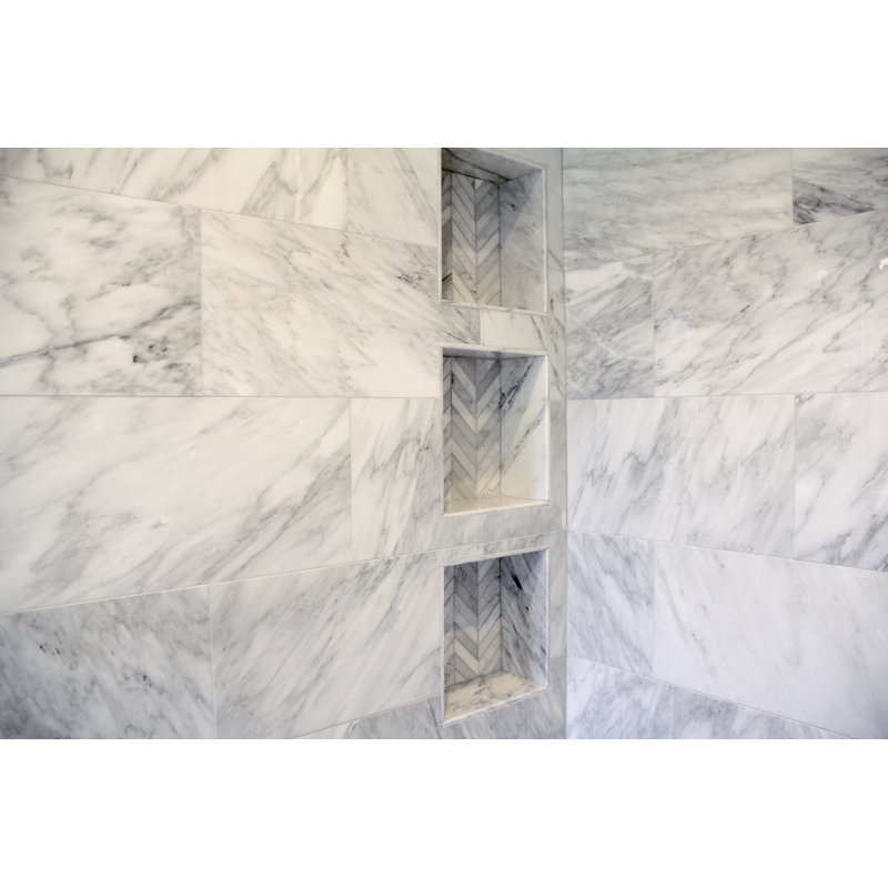 Emser Tile Marble 12 X 24 Tile In Winter Frost Classico Wayfair