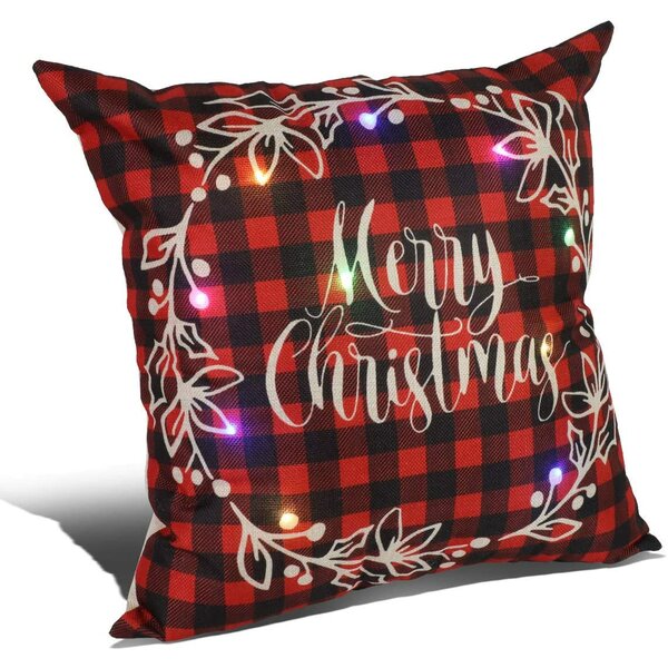 light up square pillow