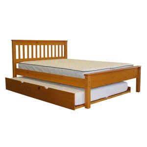 Mission Full Slat Bed with Full Trundle