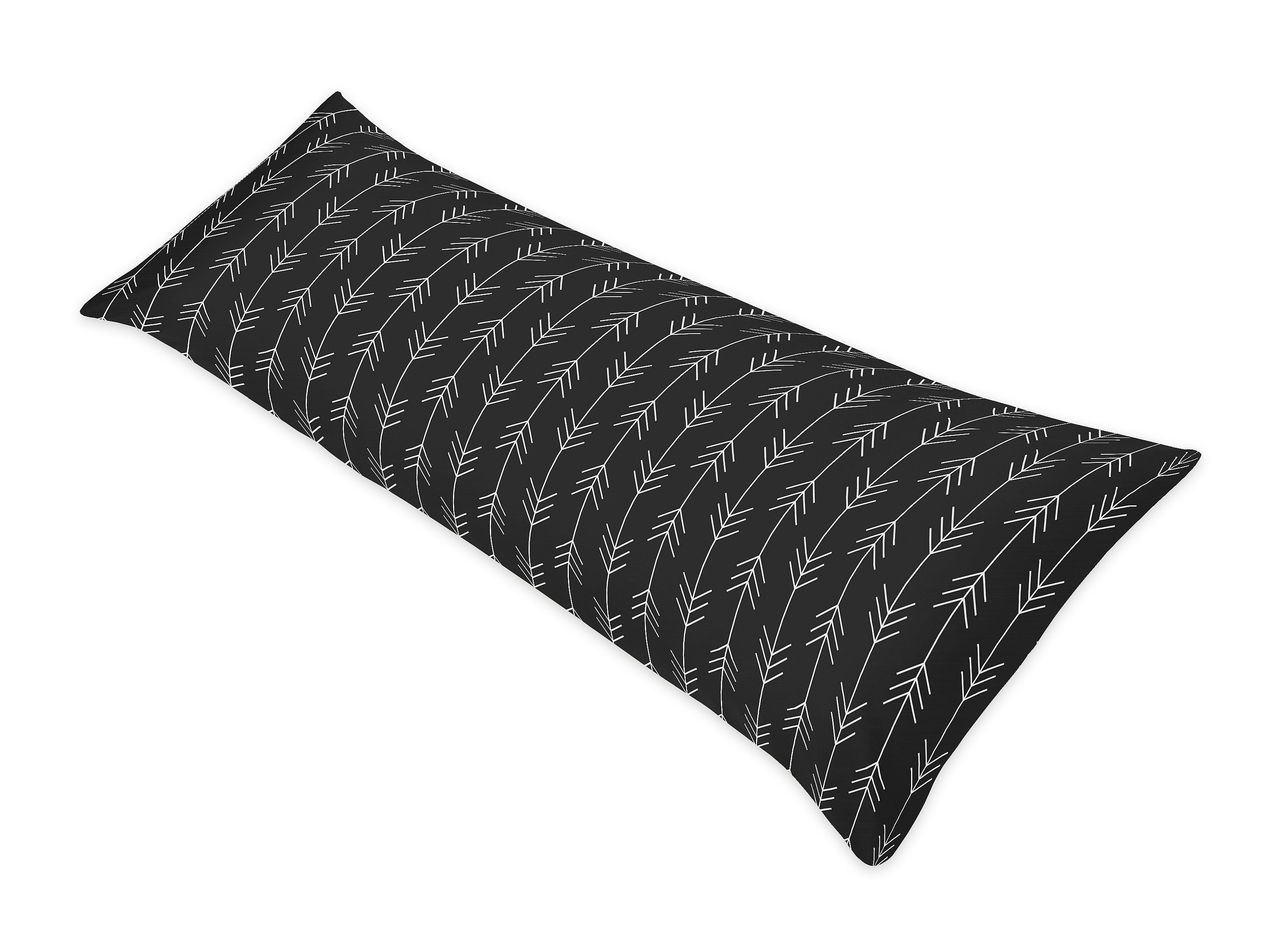 Sweet Jojo Designs Rustic Patch Arrow Print Body Pillow Case