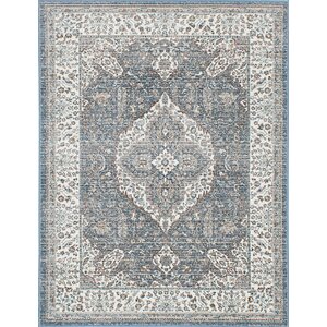 Paradis Cream/Navy Area Rug