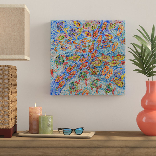 Bay Isle Home Puzzle Ready Acrylic Painting Print On Wrapped