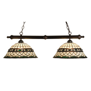 Go to store & view more images Meyda Tiffany Tiffany Roman 2-Light Pool Table Light