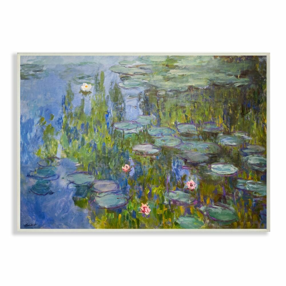 August Grove® Monet Impressionist Lilly Pad Pond by Claude Monet ...