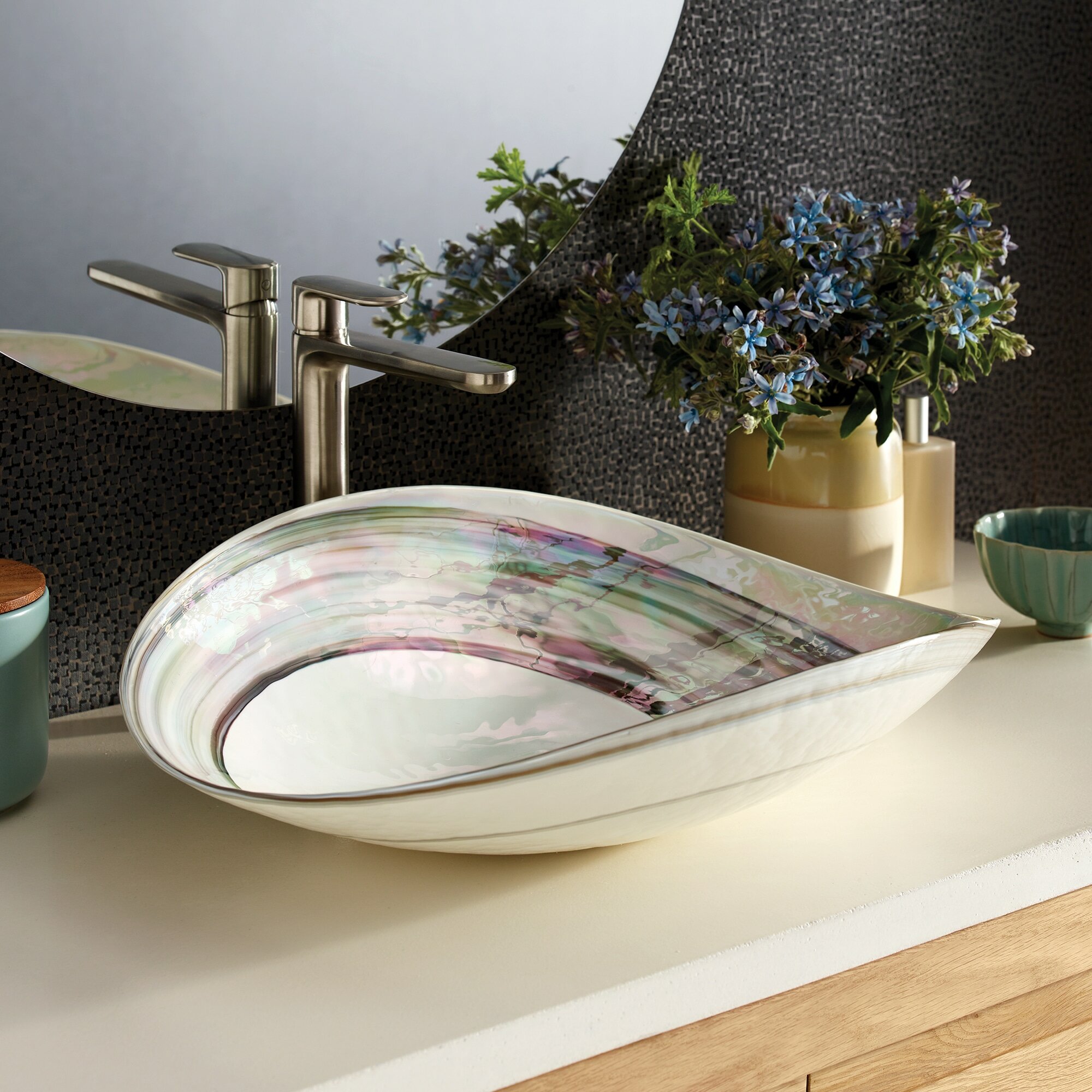 Native Trails Murano Glass Oval Vessel Bathroom Sink Reviews Wayfair