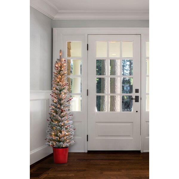 King Of Christmas Flocked Tree | Wayfair