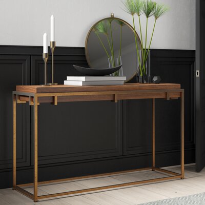 Mercury Row Mcatee 55" Solid Wood Console Table
