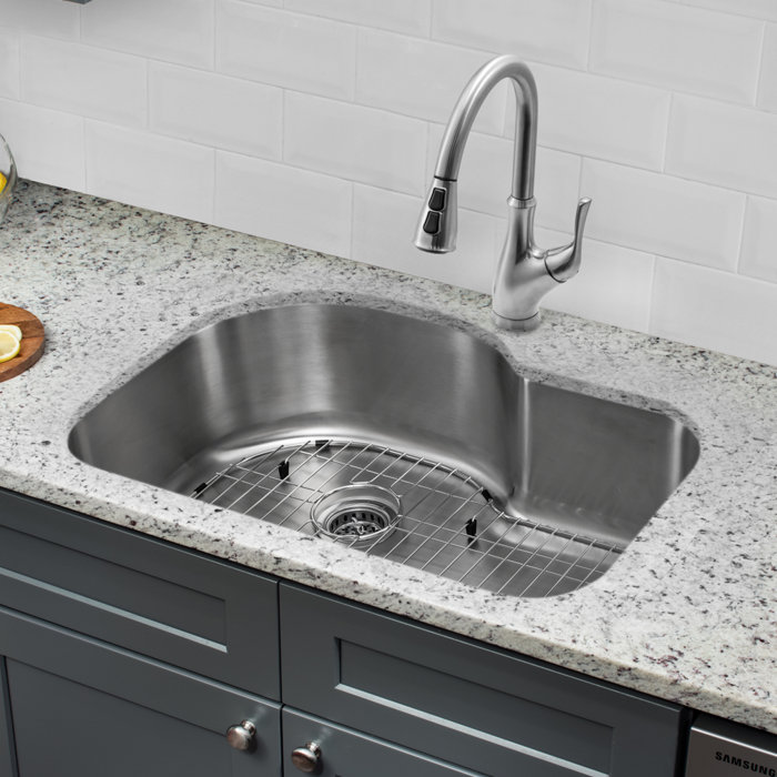 31 5 L X 21 13 W Single Bowl Undermount Kitchen Sink With Faucet 31 5 L X 21 13 W Single Bowl Undermount Kitchen Sink With Faucet