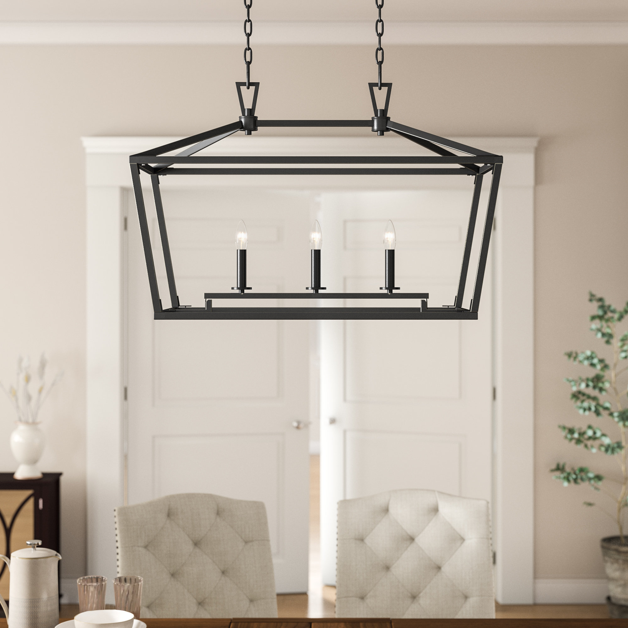 Birch Lane Heritage Israel 3 Light Kitchen Island Linear Birch Lane Heritage Israel 3 Light