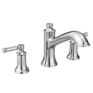 Dartmoor Double Handle Deck Mount Roman Tub Faucet