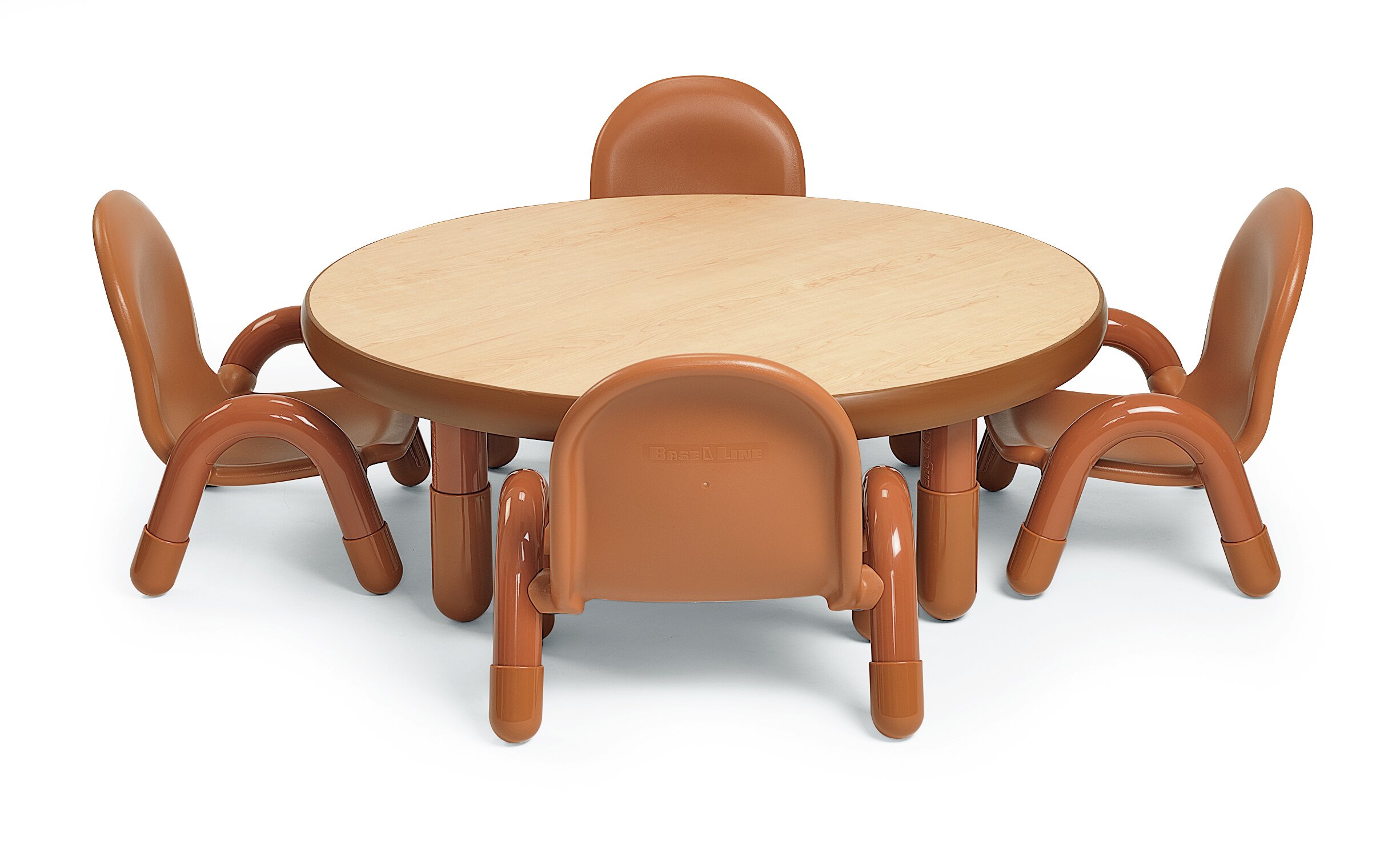 Childrens Factory Baseline Kids Round Play Activity Table And Chair Set Wayfair