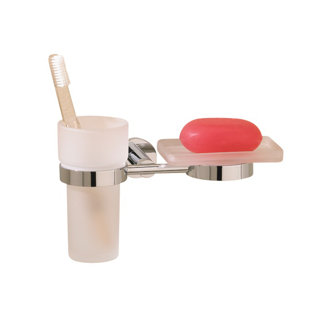 Go to store & view more images Valsan Porto Tumbler Holder with Soap Dish