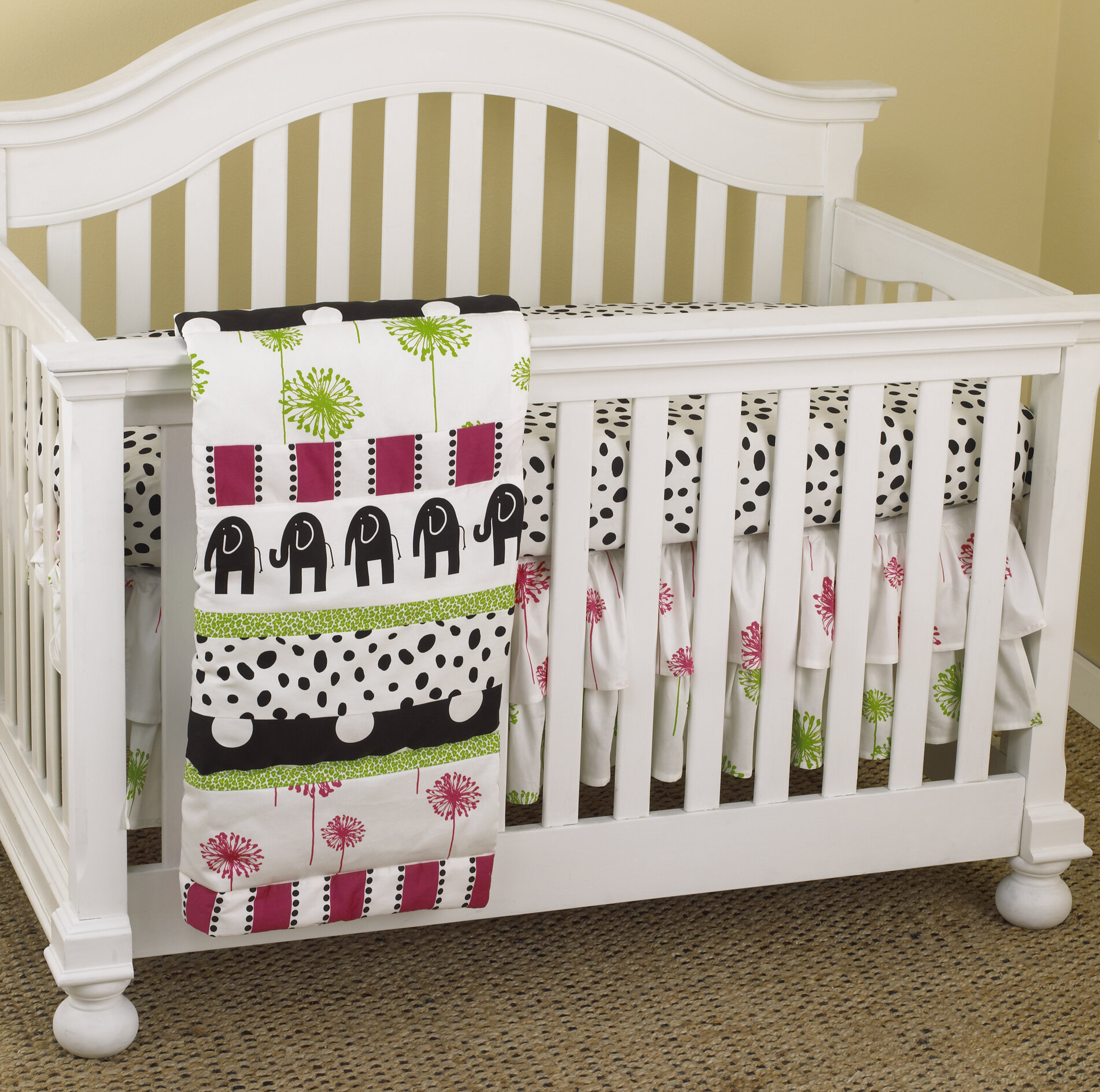 Cotton Tale Hottsie Dottsie 3 Piece Crib Bedding Set Wayfair