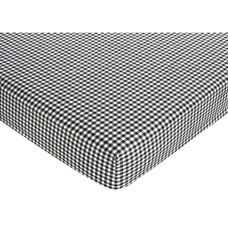 gingham crib sheets
