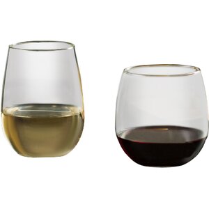 Vineyard Reserve Stemless 8 Piece Wine Glass Set