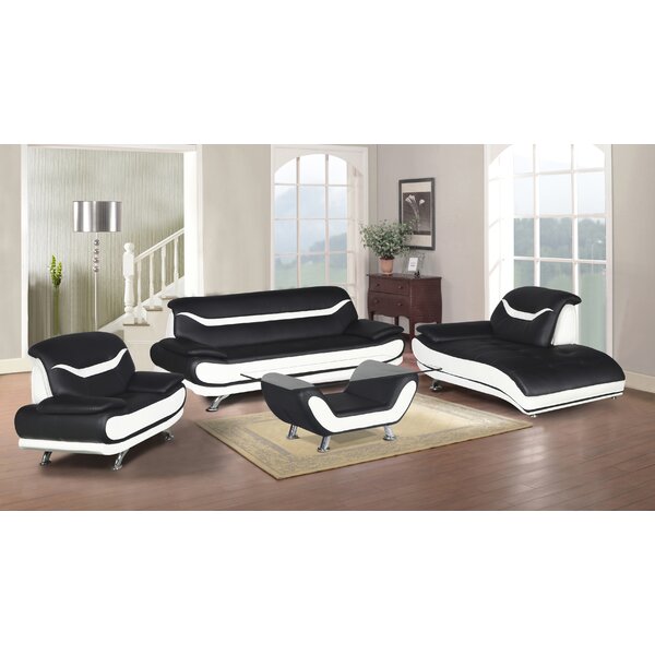 Orren Ellis Hamon 4 Piece Living Room Set Wayfair