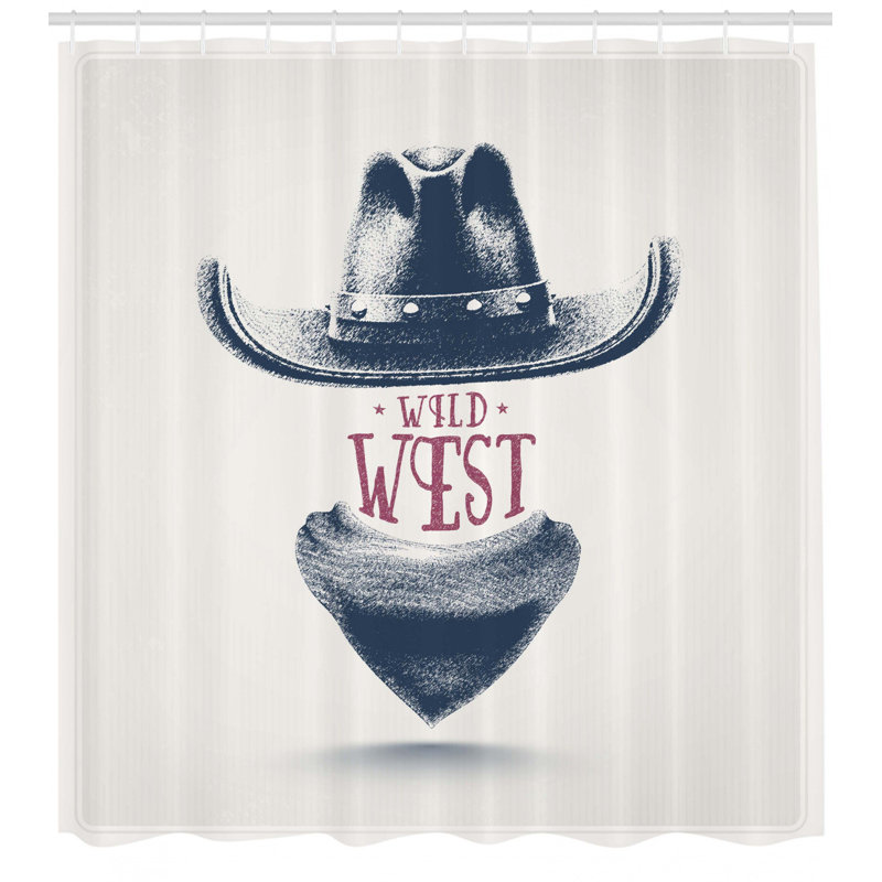 East Urban Home Western Shower Curtain Set Hooks Wayfair