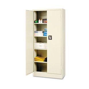 Narrow Depth Tall Cabinet Wayfair E Mizer Storage Cabinet In Putty