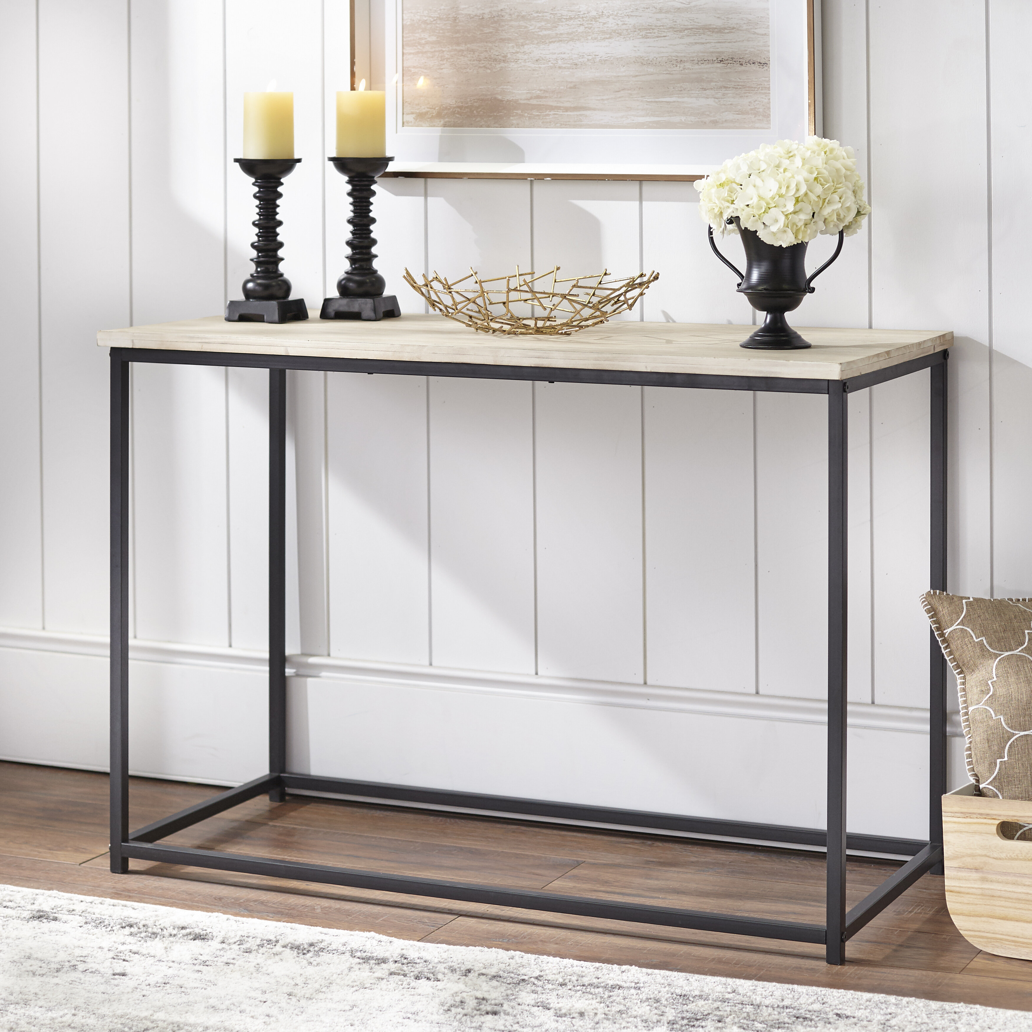 17 Stories Brookhn 433 Console Table Reviews Wayfair