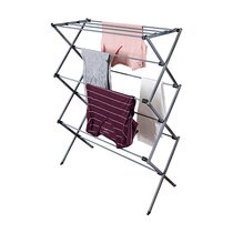 Details about   Sturdy Home Rust-Resistant Laundry Clothes Slim Commercial Drying Rack Chrome 