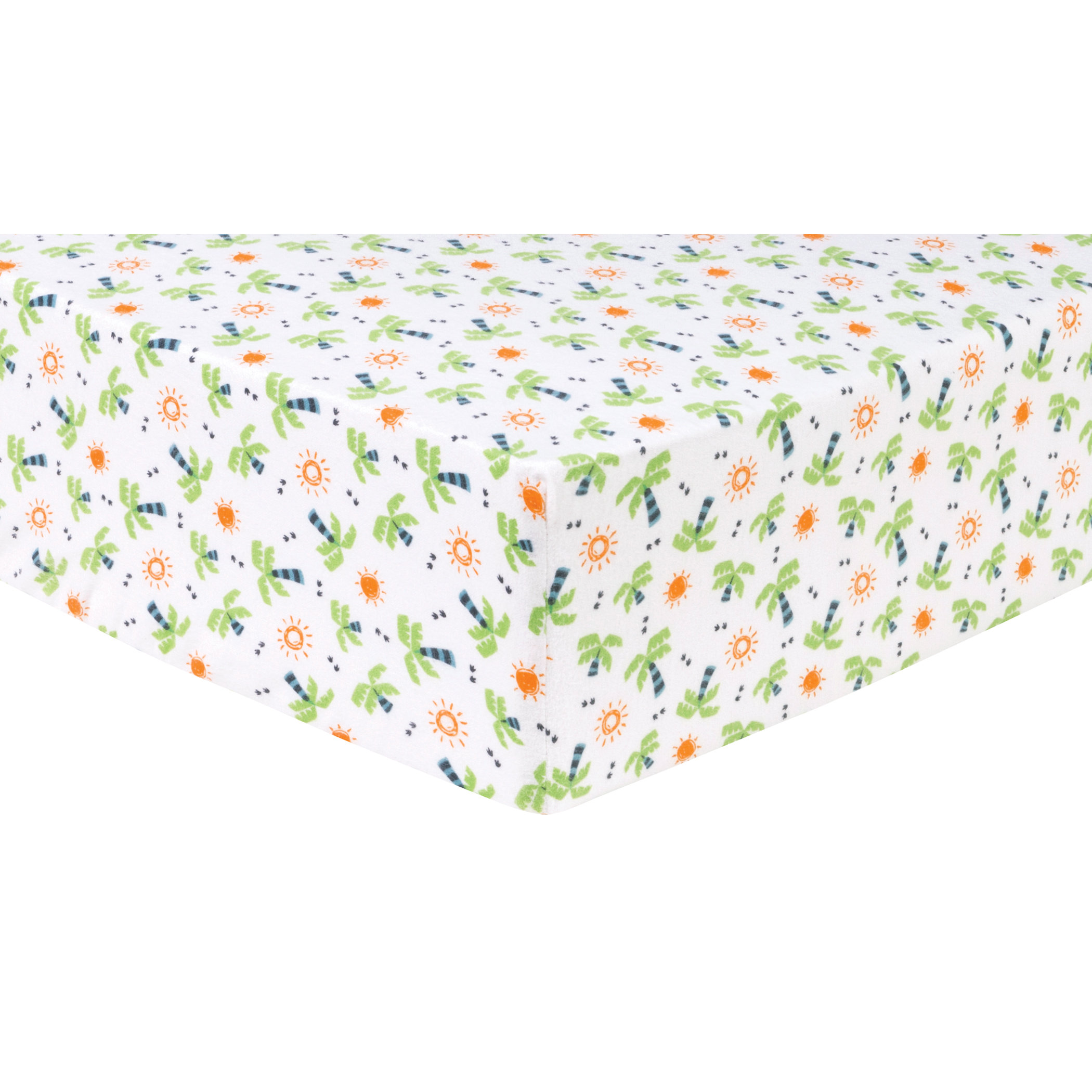 Trend Lab Dinosaur Palm Fitted Crib Sheet Wayfair