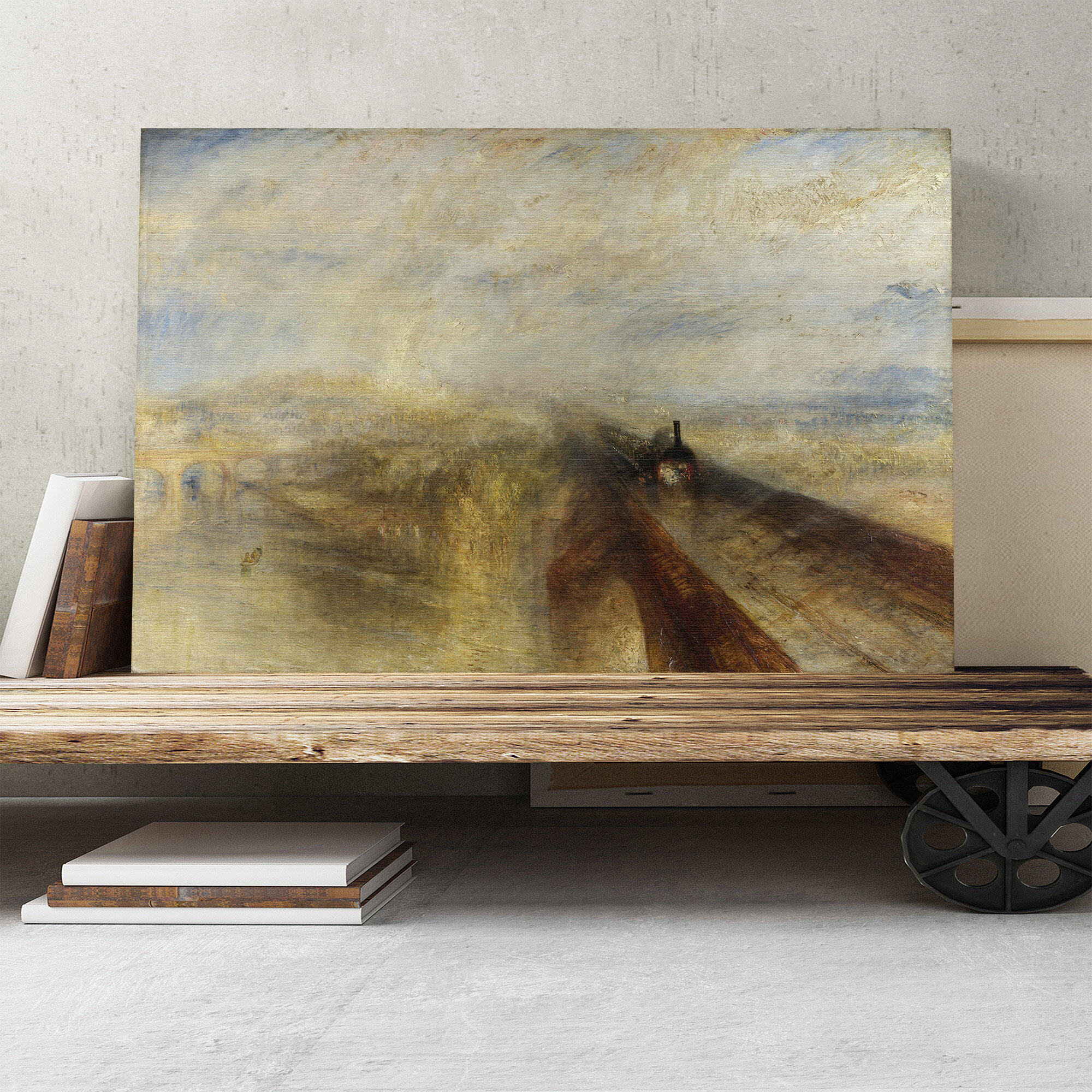 East Urban Home Rain Steam And Speed By J M W Turner Painting Print On Canvas Wayfair Co Uk