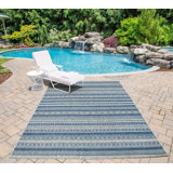 Modern Contemporary Blue Ombre Rug Allmodern