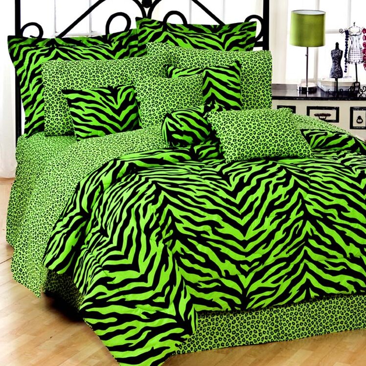 lime green bedroom decor