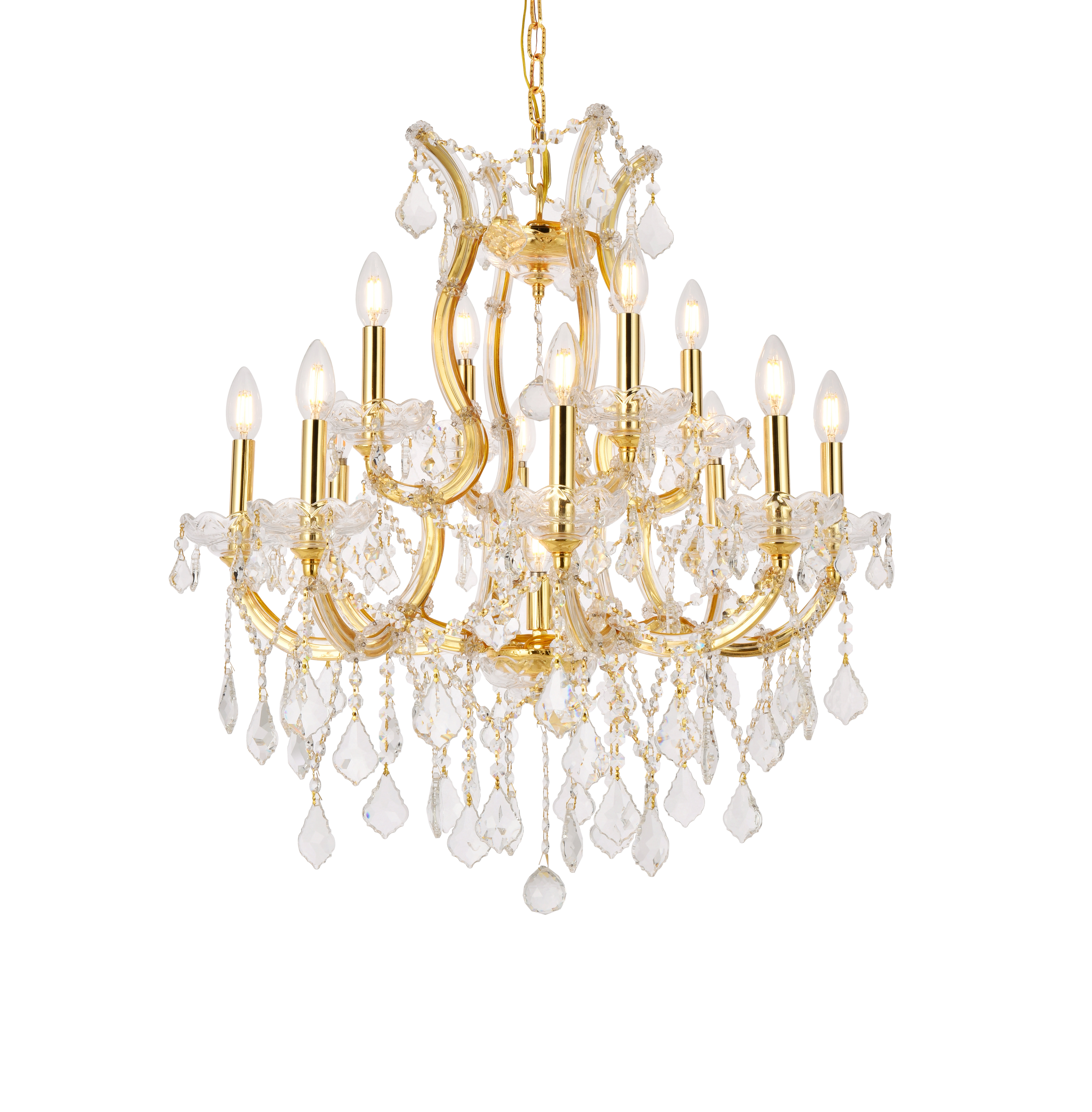 House Of Hampton Regina 13 Light Candle Style Tiered Chandelier Wayfair