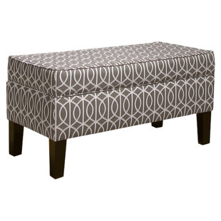 Go to store & view more images Skyline Furniture Nichola Upholstered Storage Bench