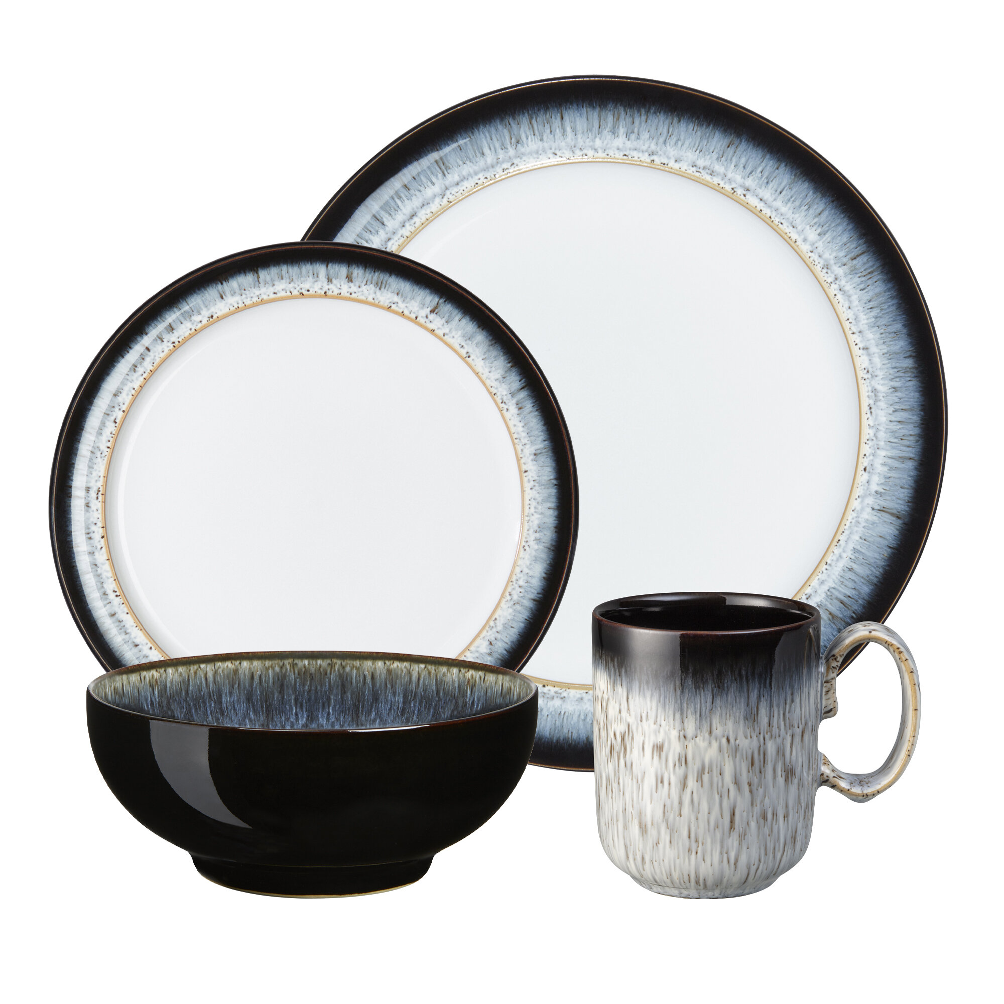 Сервиз тарелки. Сервиз столовый Denby Halo сияние. Столовый сервиз Denby. Denby 199040950 сервиз чайно-столовый 