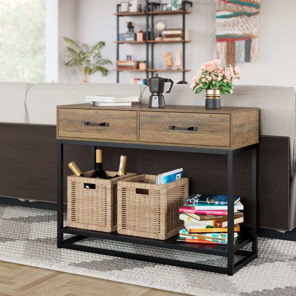 homecho console table with drawers